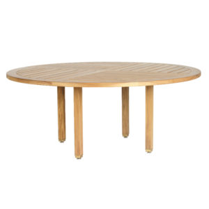 Giati 72" Wood Round Dining Table