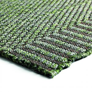 walters wicker green rug