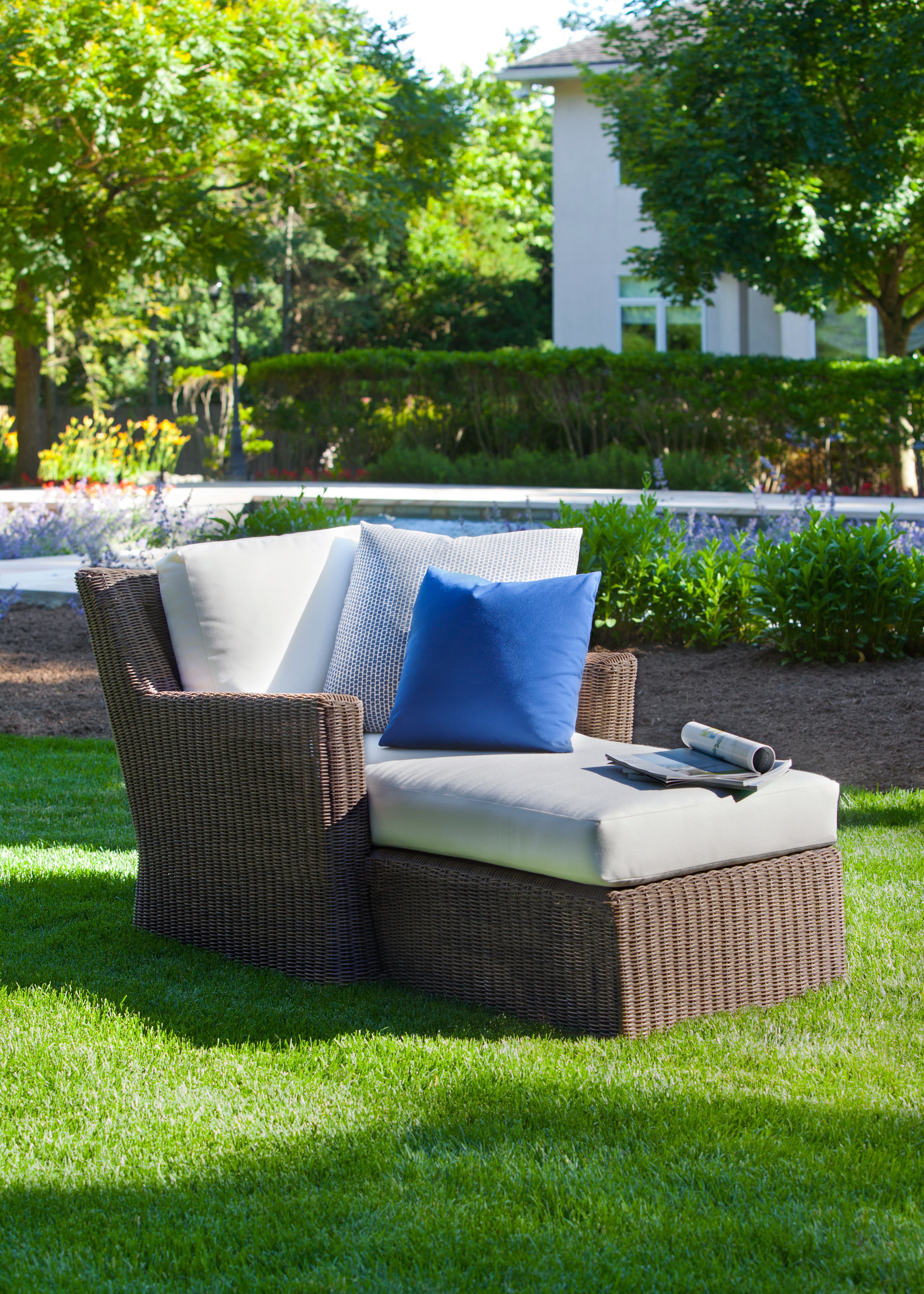 patio chaise lounge on Belize The Wicker Works Chaise Lounge Walters Wicker