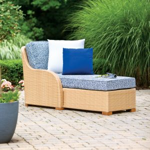 wicker chaise lounge