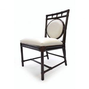 black and white side chair