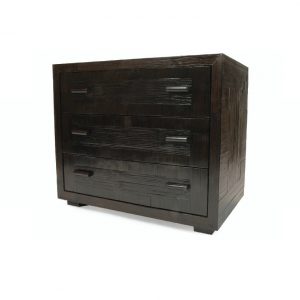3 drawer wooden chest