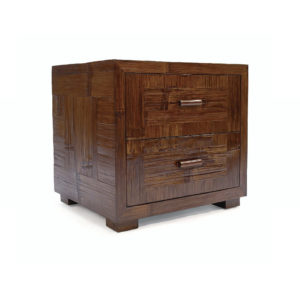 2 drawer wooden chest