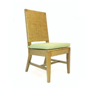wicker side chair