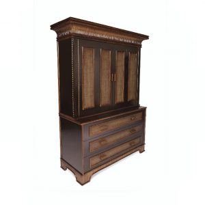 luxury wood entertainment unit