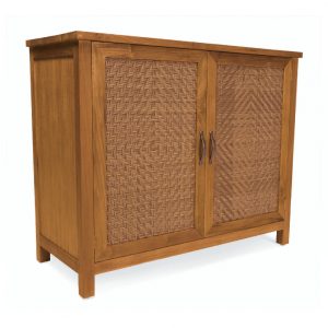 wooden 2 drawer chest