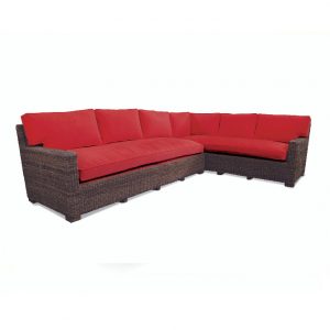 walters interior wicker 2 piece sectional