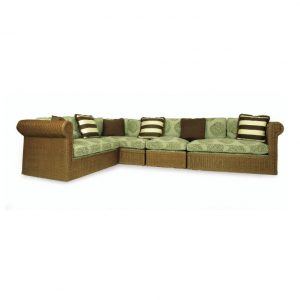 4-Piece Sectional wicker sofa