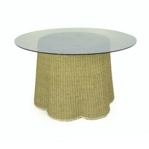 walters interior wicker skirted end table
