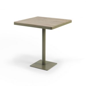 outdoor wood square table