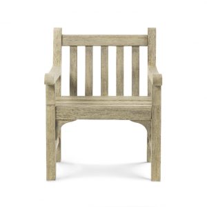 walters wicker wooden armchair