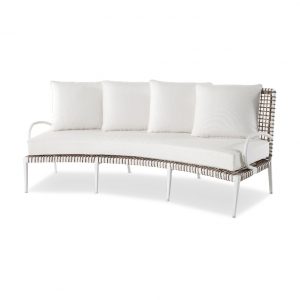 outdoor furniture curved sofa