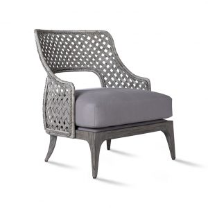 Palawan lounge chair woven grey outdoor furniture