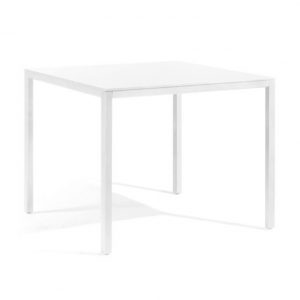 white patio dining table 105 x 105