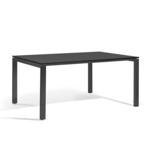 black Trento outdoor dining table