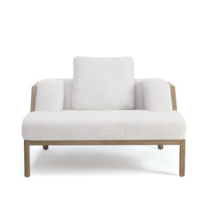 white armchair outdoor furniture
