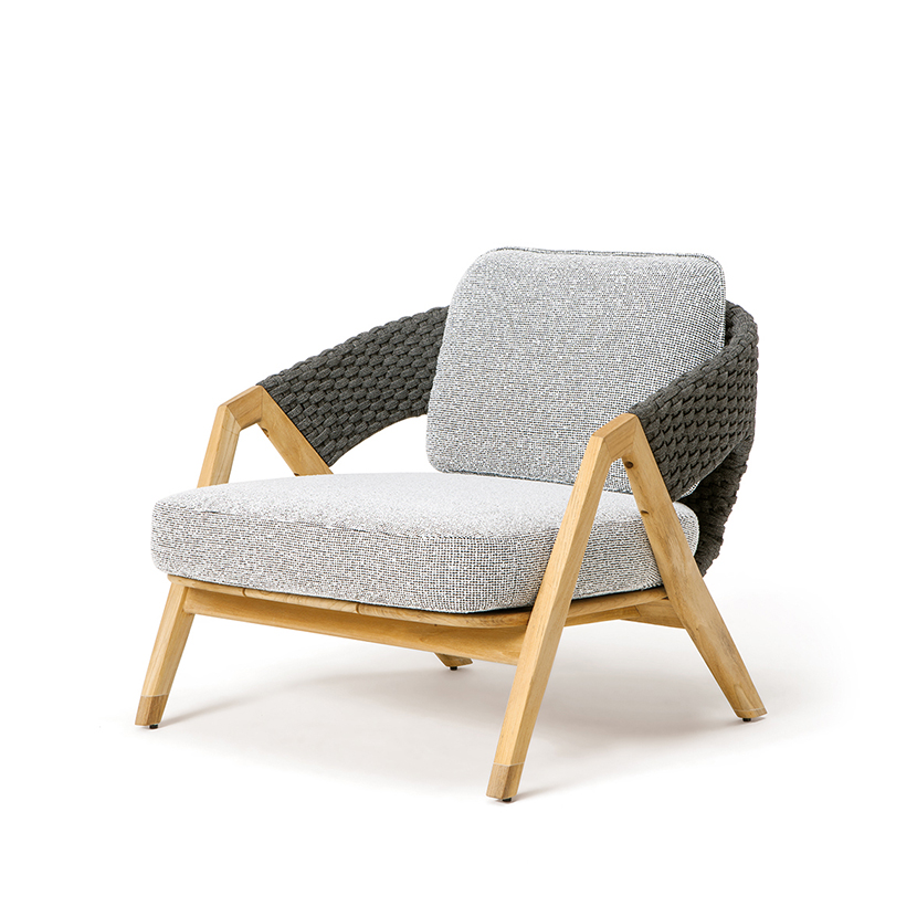 Ethimo, Knit Armchair w/ Cushions Walters Wicker