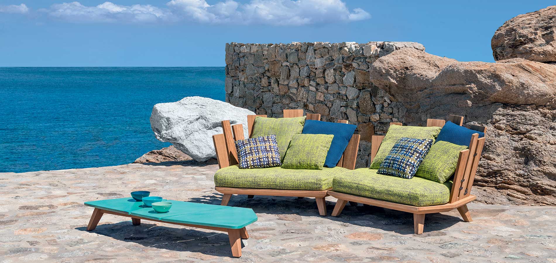 wooden outdoor furniture