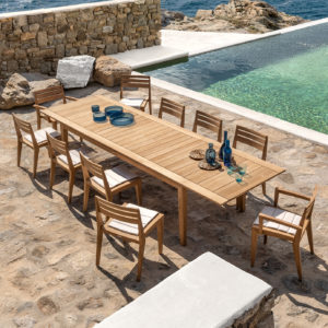 outdoor wooden dining sets