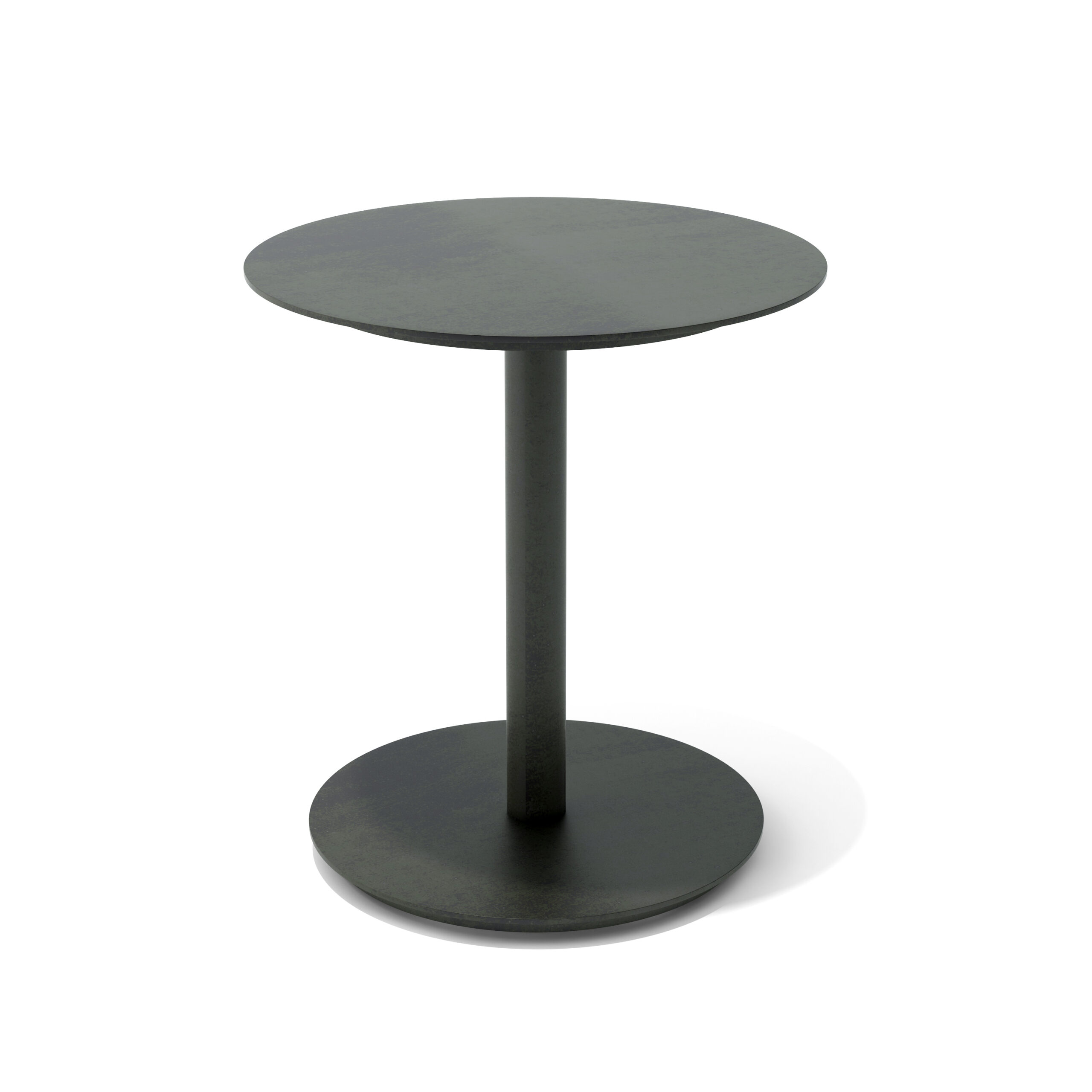 Walters Outdoor, Destin Round Dining Table (Ø 30in) - Solid Metal Top ...