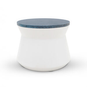 Ezra Side Table - Lavastone Top (Ø 18in)