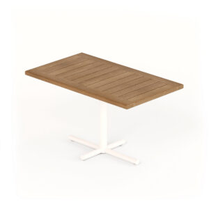 Rectangular Dining Table (52in) - Teak Top